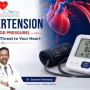 A patient getting their blood pressure checked at Harispandan Clinic to screen for hypertension and prevent heart disease.